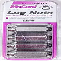 MCGARD 64014 Chrome Cone Seat Style Lug Nuts (M14 x 1.5 Thread Size) Steel - Set of 4