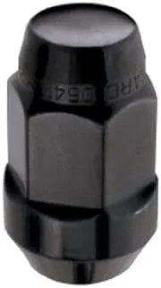 McGard 64034 Black (M14 x 1.5 Thread Size) Bulge Cone Seat Style Lug Nut, (Set of 4)