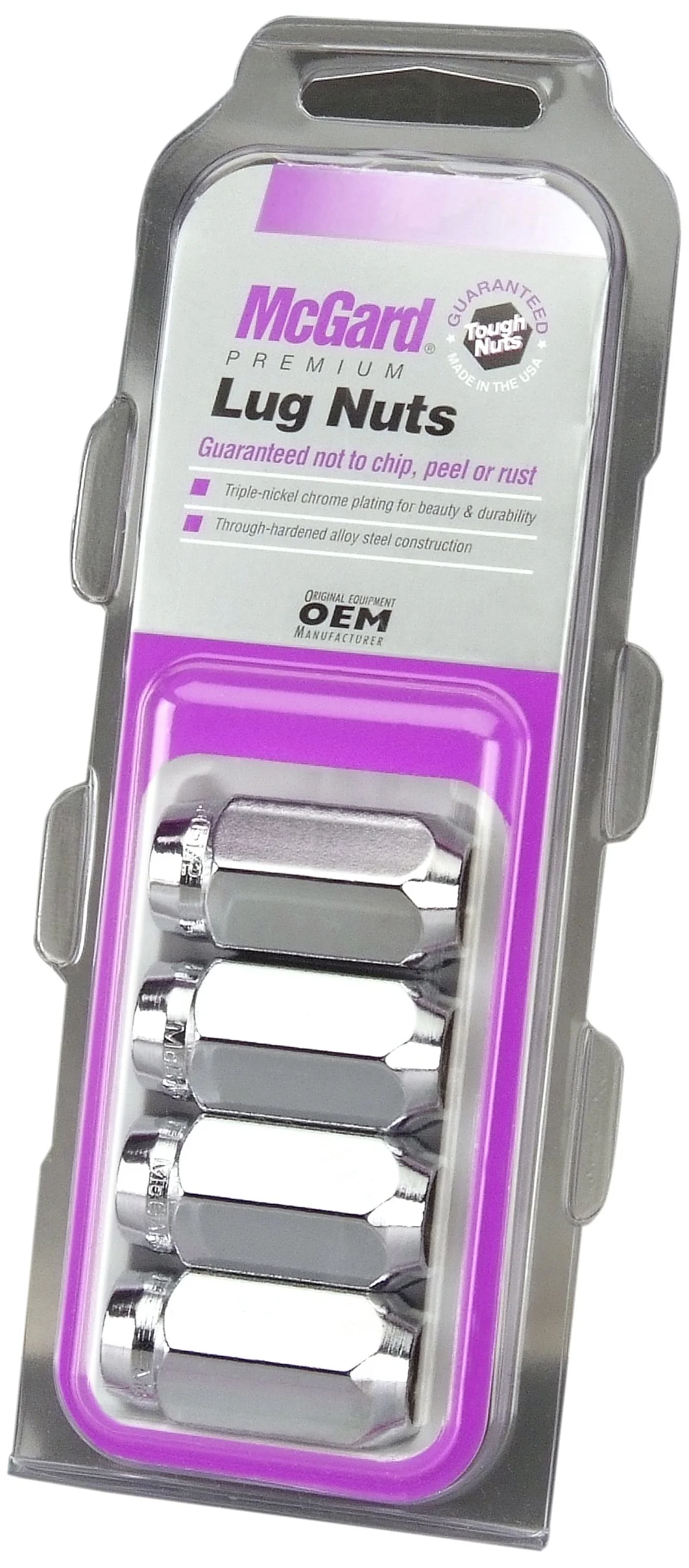 McGard 64069 Chrome Cone Seat Lug Nut Set (Set of 4)