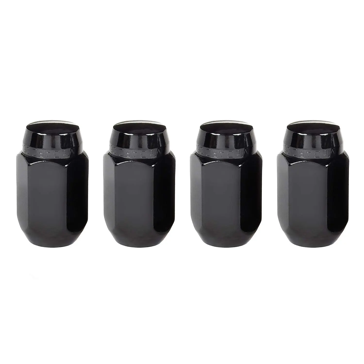 McGard 64072 Chrome/Black Cone Seat Lug Nut Set (Set of 4)