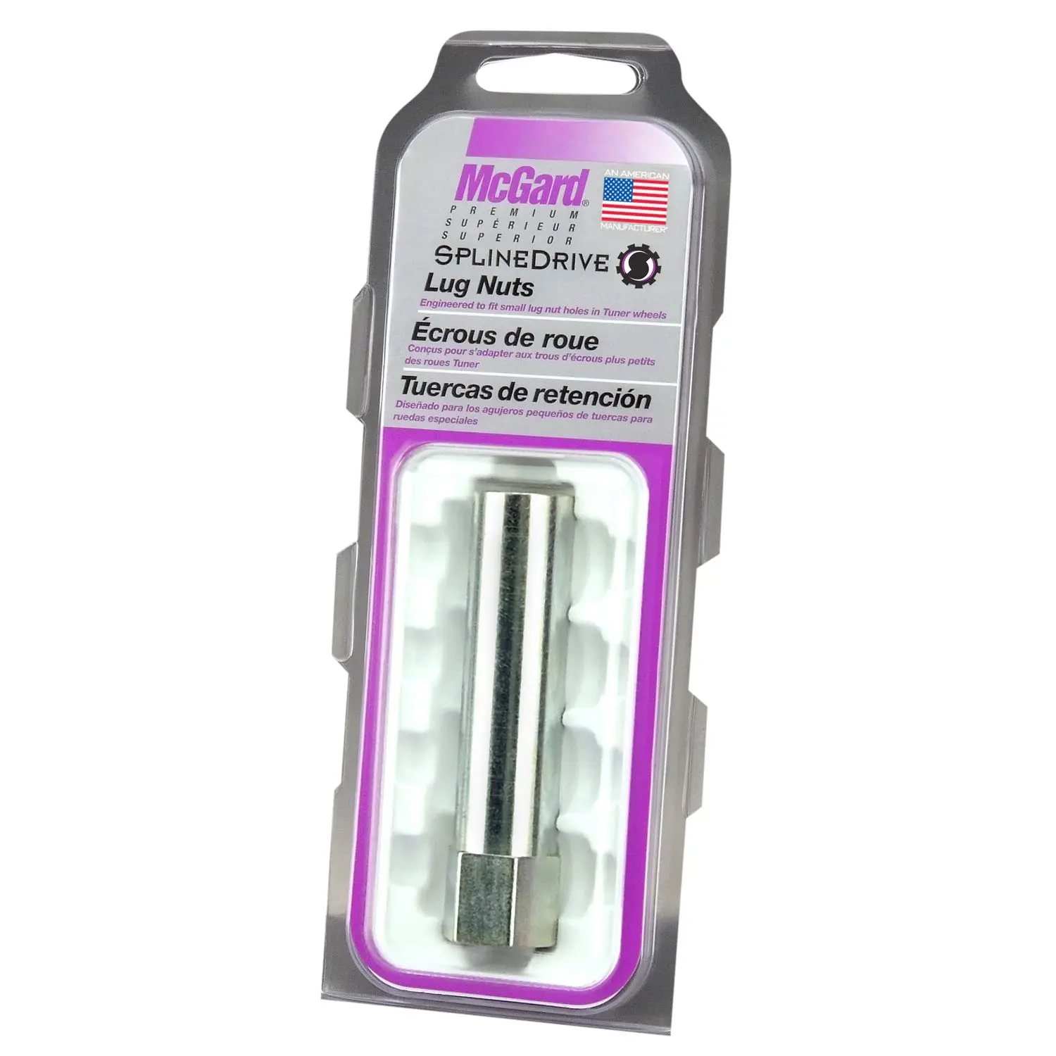 McGard 65301 SplineDrive Installation Tool - 1" Hex, Silver