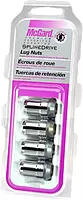McGard 65357 Chrome Cone Seat SplineDrive Lug Nut Set (M12 x 1.5 Thread Size) - Set of 4