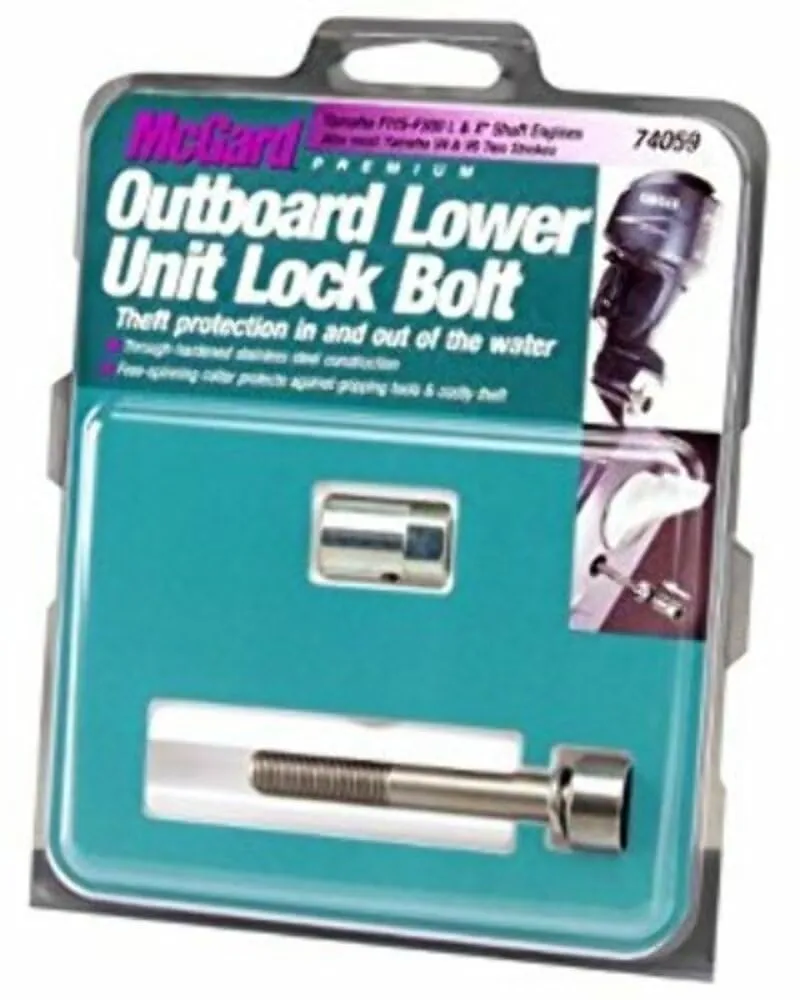 McGard 74059 Silver (M10 x 1.25 Thread Size) Marine Lower Unit Lock Set