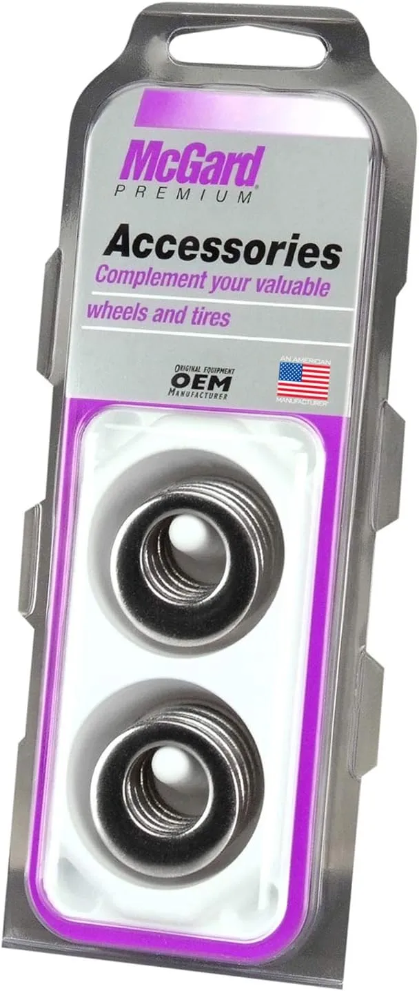 McGard 78714 Stainless Steel Cragar Offset Hole Mag Washer - Pack of 10, Silver