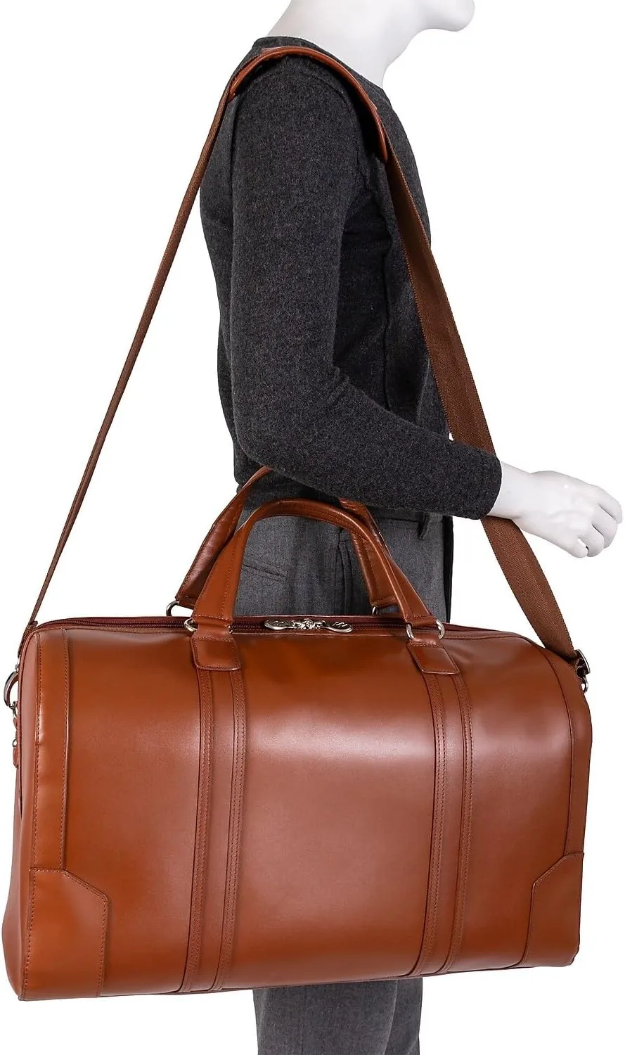 McKLEIN Kinzie Leather Duffel Bag
