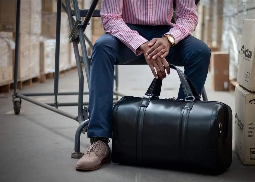 McKLEIN Kinzie Leather Duffel Bag