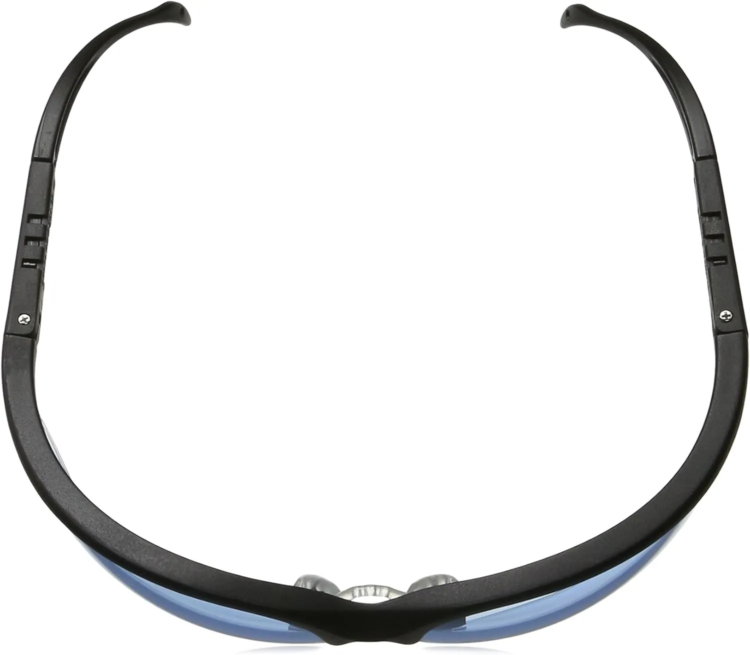 MCR KD113 Crews Klondike Safety Glasses Black Frame Light Blue Lens, 1 Pair