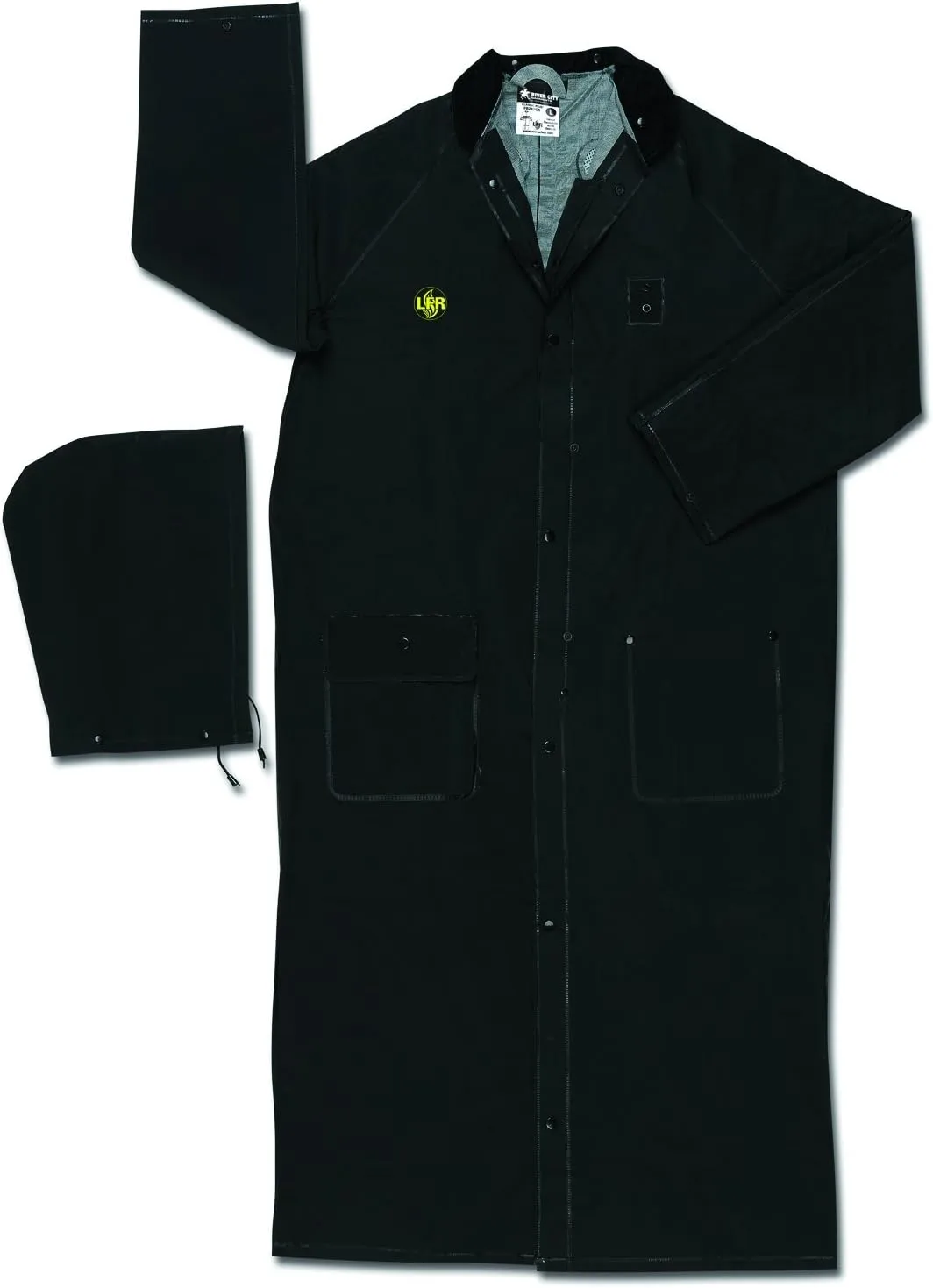 MCR Safety Men's Flame-Resistant Classic Rider Coat - Black, X-Large X3-Large Black