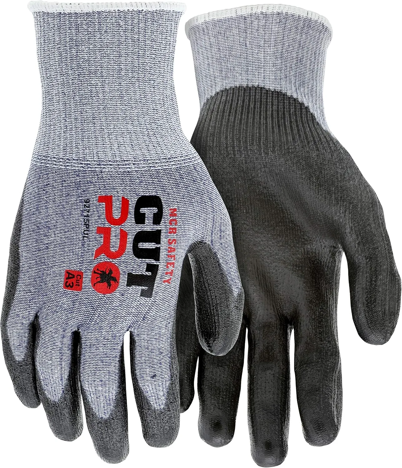 MCR Safety CutPro 92715PU 15-Gauge HyperMax Cut-Resistant Work Glove