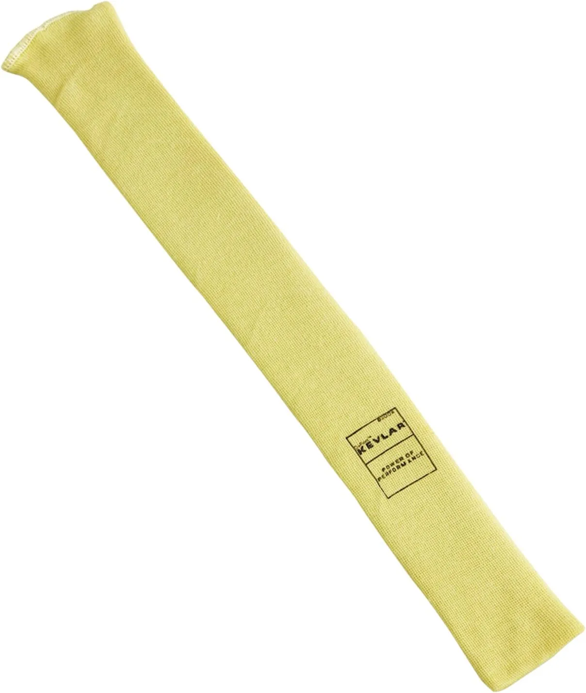 MCR Safety 18-Inch Kevlar Cut-Resistant Sleeve - Yellow (ANSI Cut A3)