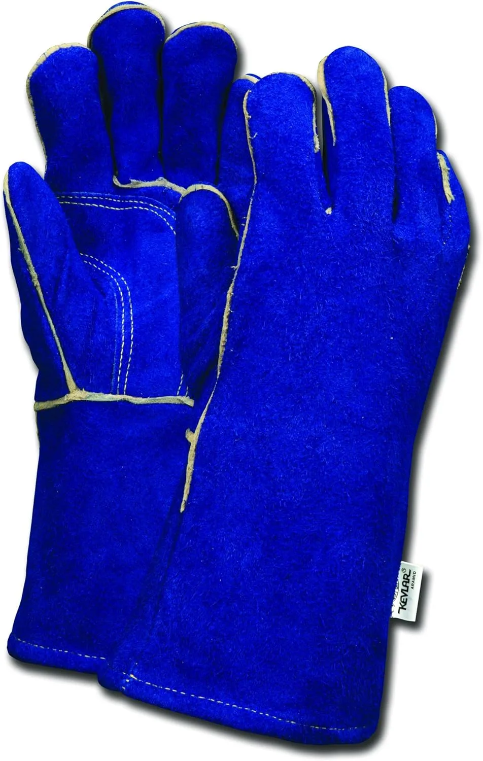 MCR Safety 4501 Cow Leather Welder Gloves, 13-1/2" 1-Piece Back, Sewn with Dupont Kevlar Thread, Reinforced Palm, X-Large
