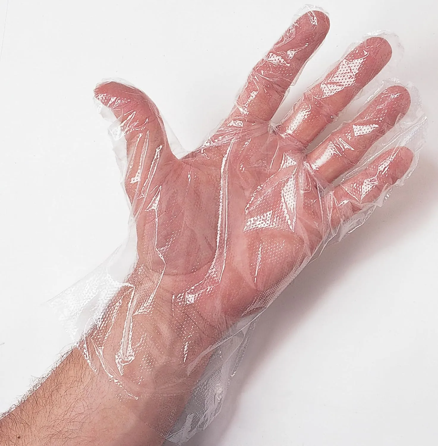 MCR Safety 5040 SensaGuard Polyethylene Disposable Industrial Food Service Grade Embossed Gloves