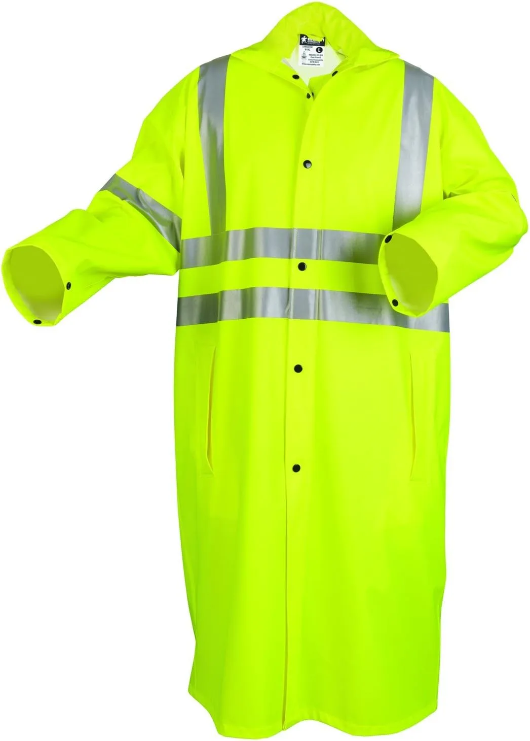 MCR SAFETY Hi-Vis Rain Coat