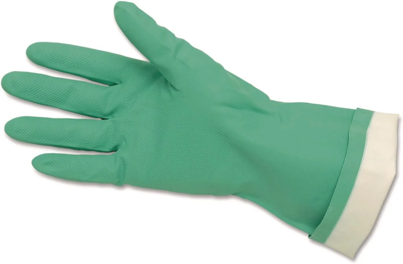 MCR Safety 5319E 9-1/2-Inch Nitri-Chem Seamless Nitrile Buna Rubber Economy Gloves with Straight Cuff and Flock Lining