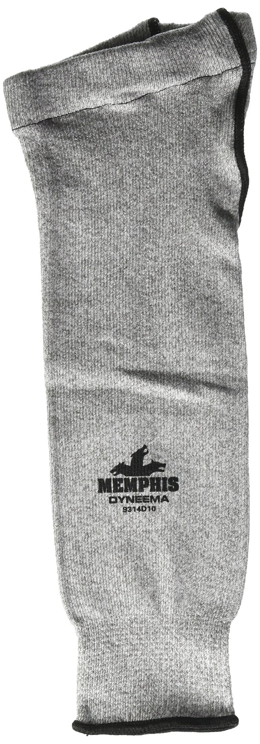 MCR Safety 9314D10 14" Long CPPT Level 2 10 Gauge Dyneema Sleeve (1) with Gusset and Black Trim