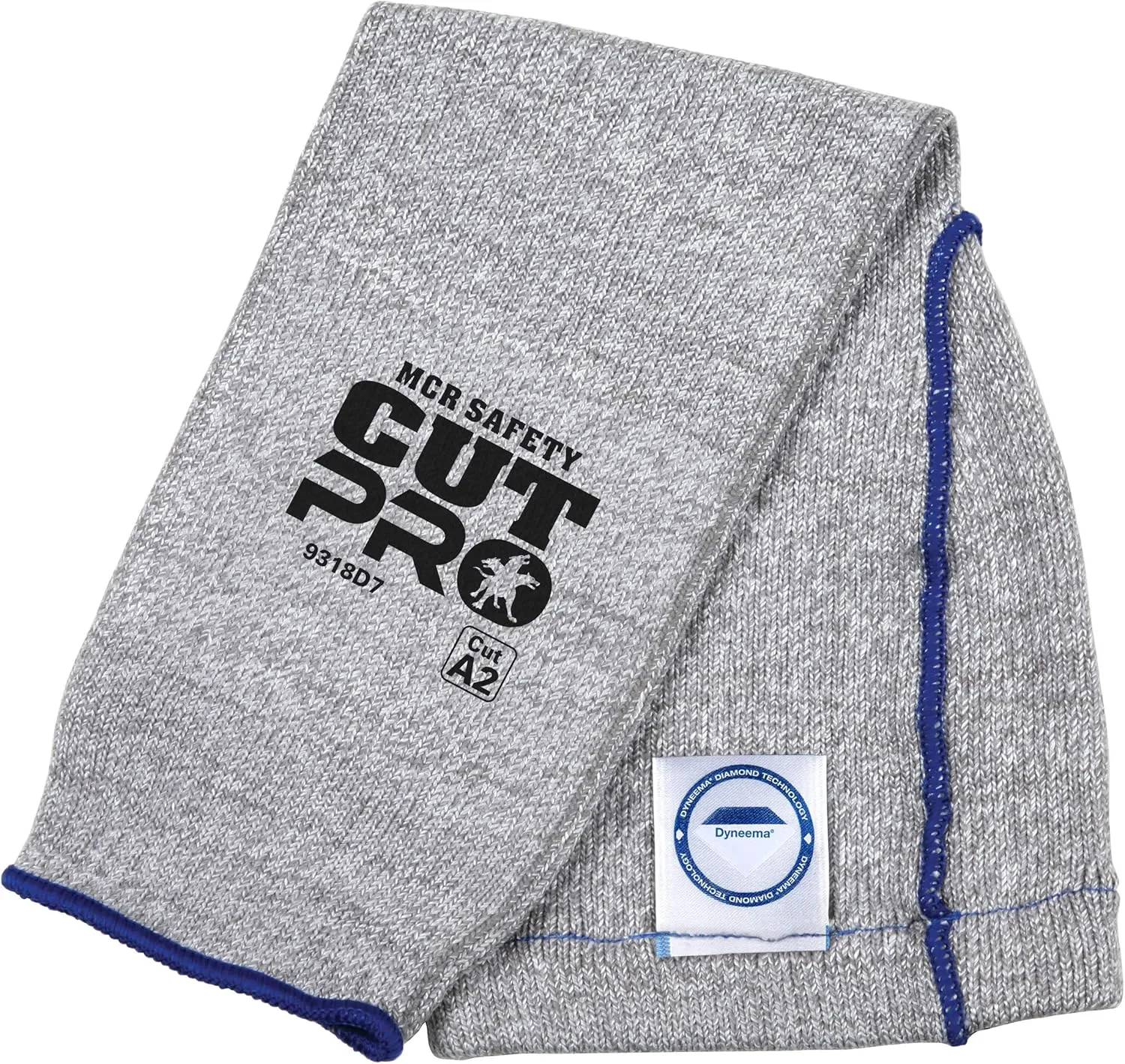MCR Safety 9318D7 Memphis 7 Gauge Dyneema Sleeve, Gray, 18-Inch