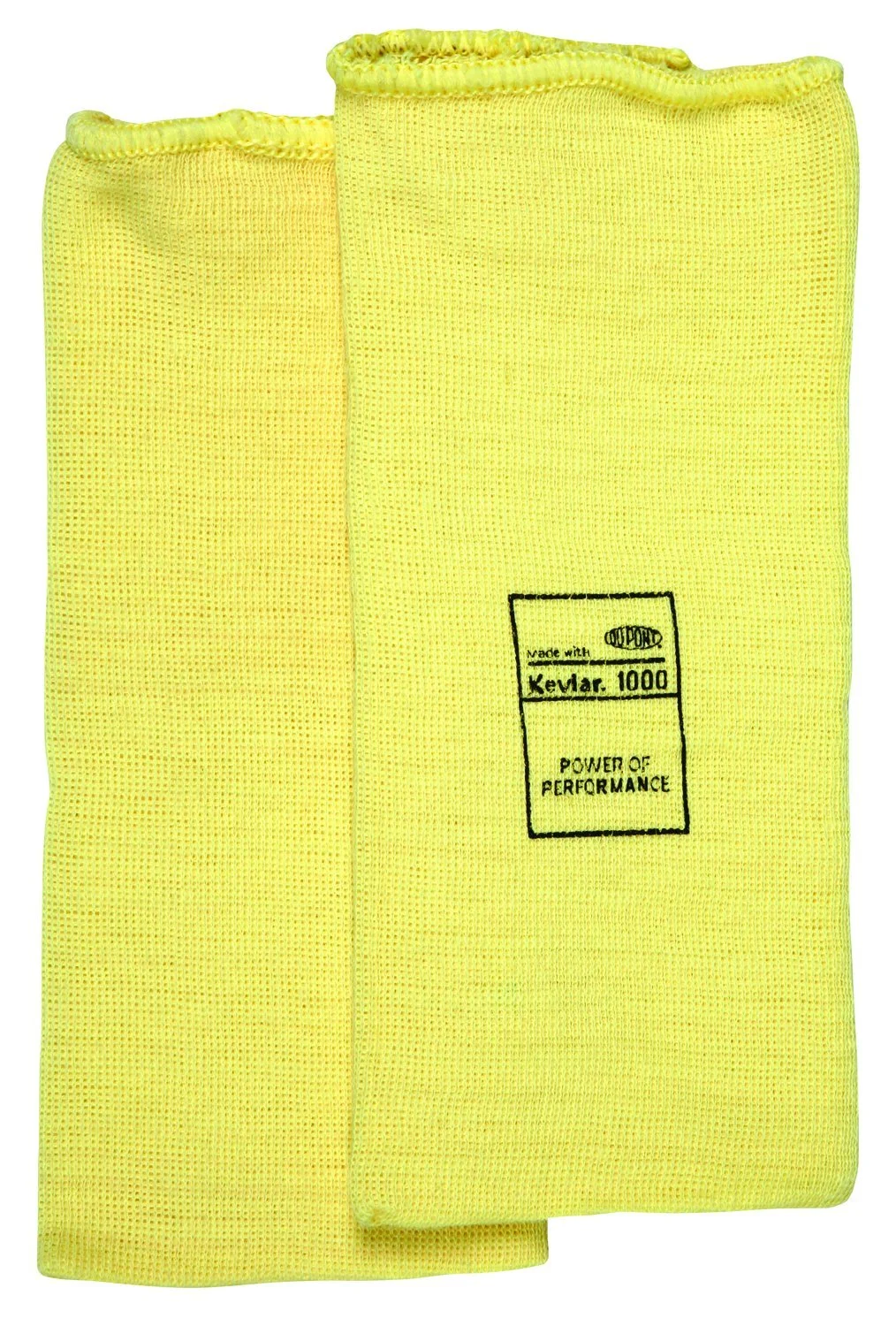 MCR Safety 9370 Kevlar Regular Weight 24 Gauge Plain Sleeve, Yellow, 8-Inch, 1-Pair