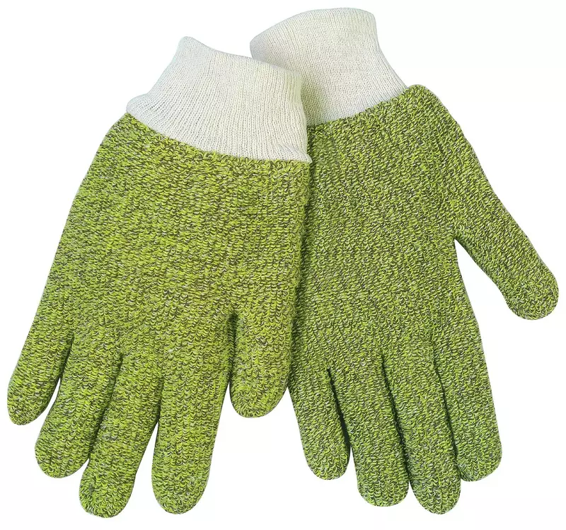 MCR Safety 9432KM Kevlar Terrycloth Cotton Blend Regular Weight 7 Gauge Ladies Gloves with Knit Wrist, Brown, Small, 1-Pair
