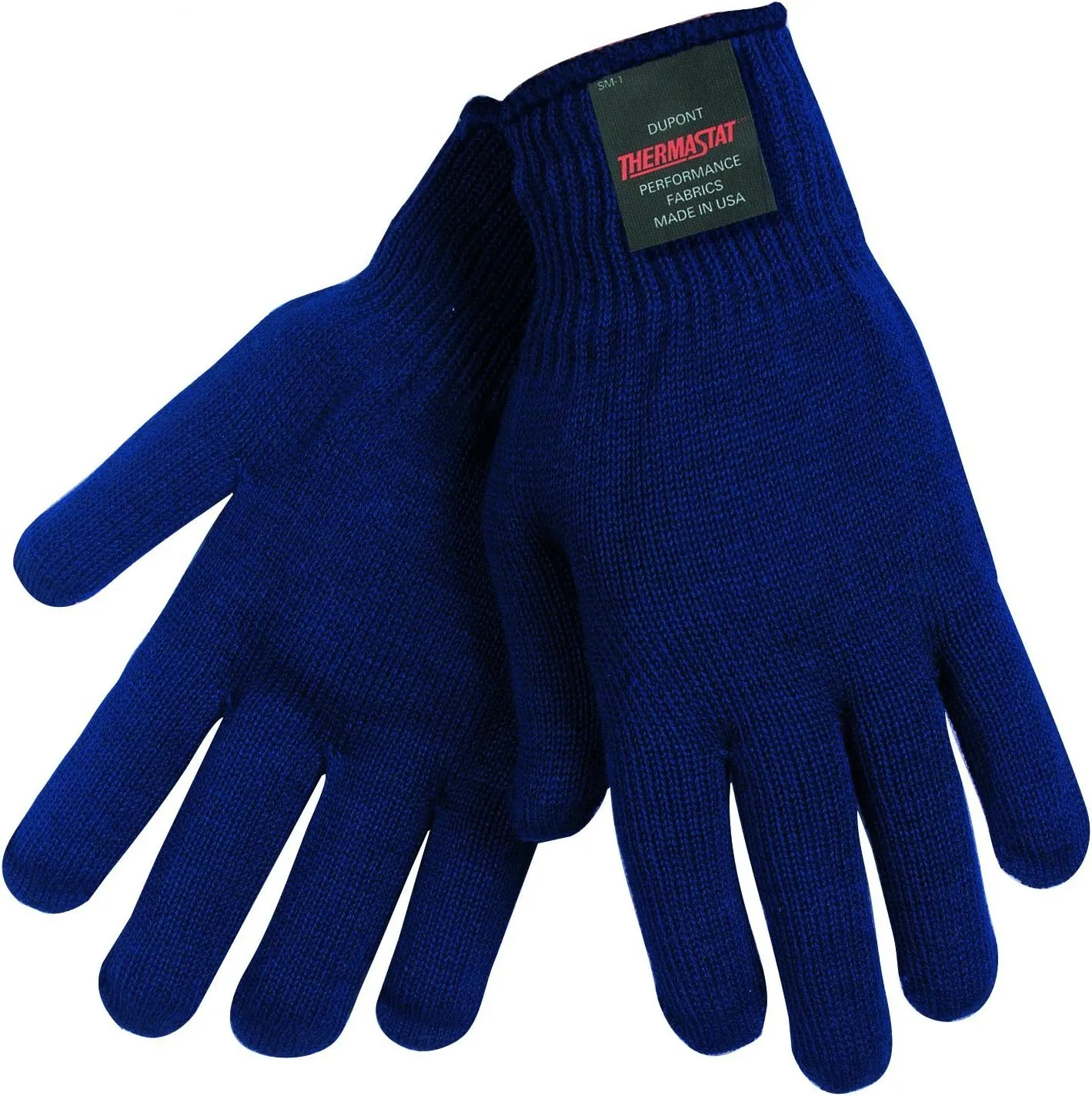 MCR Safety 9622 Dupont Thermostat 10-Gauge String Knits Gloves, Blue, 1-Pair