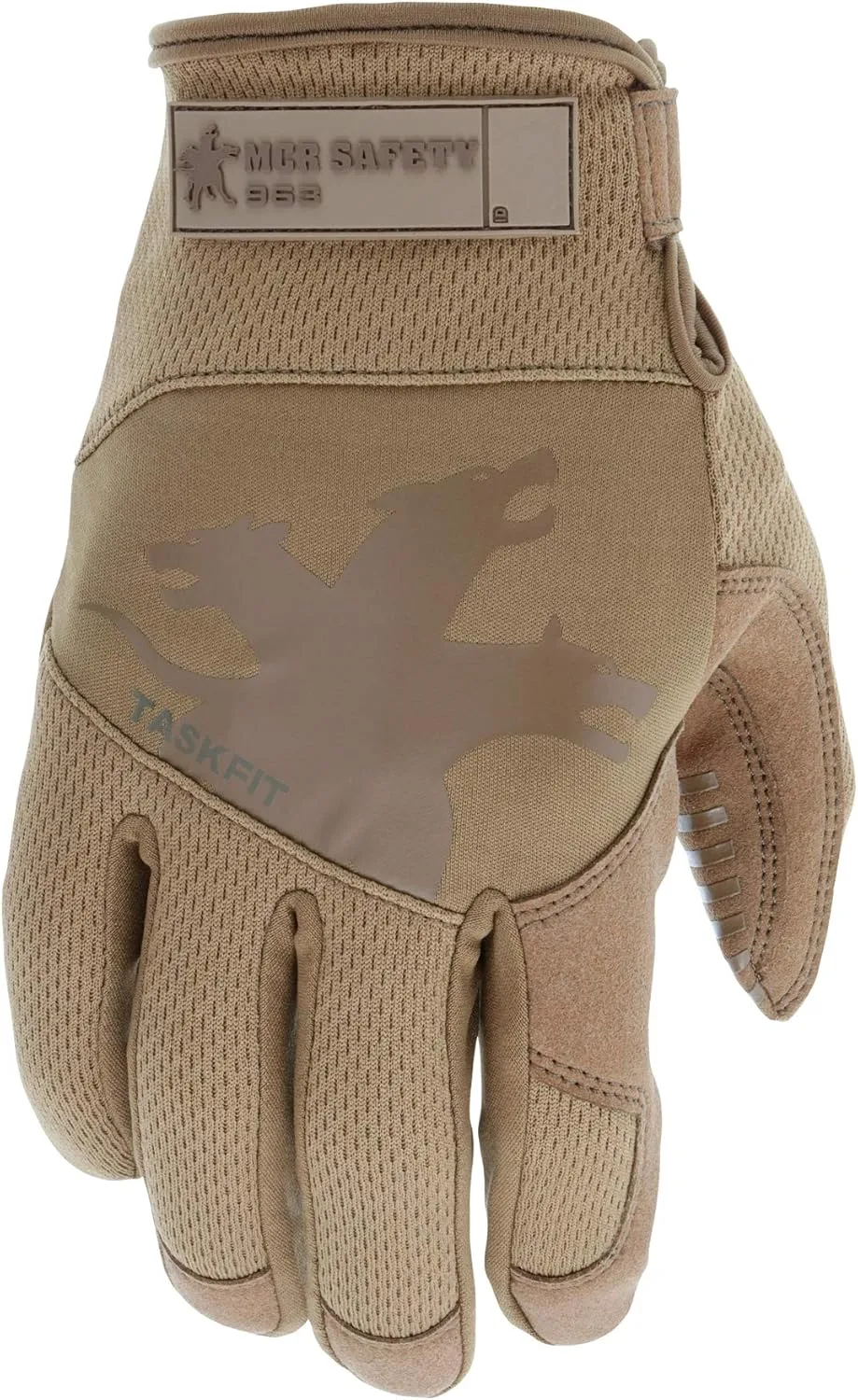 MCR SAFETY 963 TaskFit Mechanics Gloves, Synthetic Leather Padded Palm