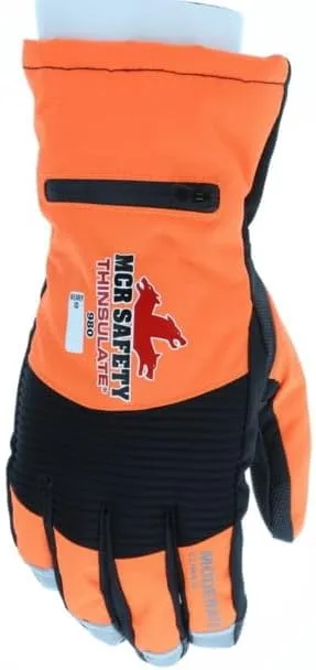 MCR SAFETY Insulated Mechanic's & Lifting Gloves, Series 980