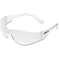 MCR Safety CL010 Checklite Safety Glasses with Clear Frame and Clear Lens, 1-Pair 1 Count (Pack of 1)