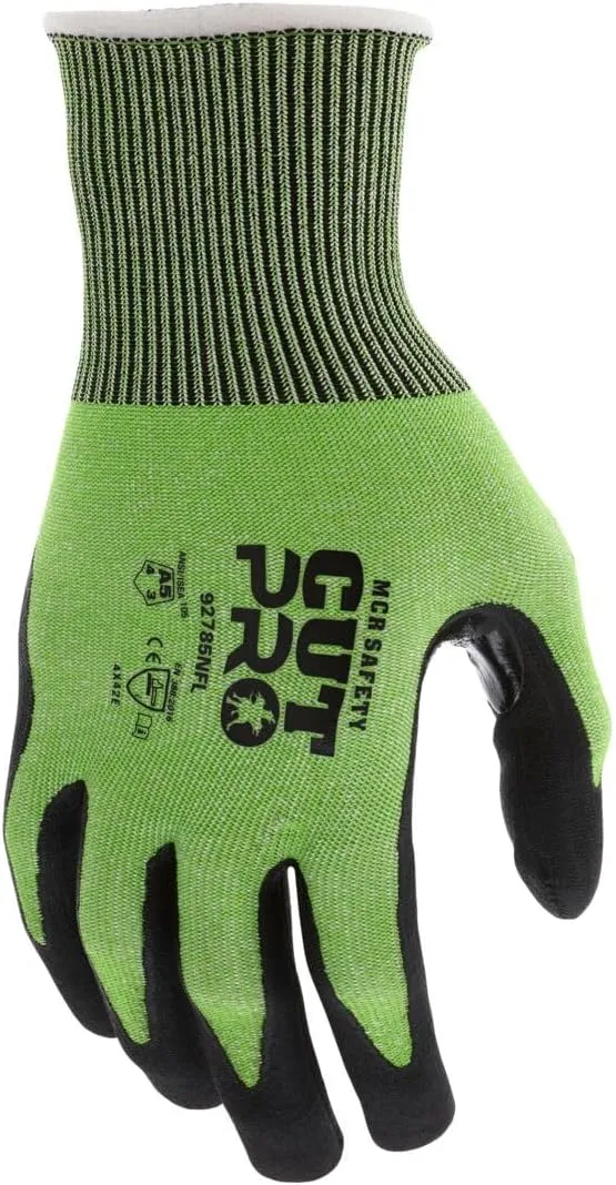 MCR Safety Cut Pro Nitrile Coated Cut Resistant Work Gloves