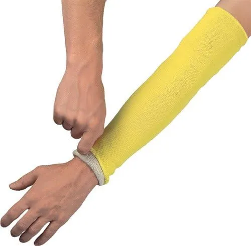 MCR Safety 9378KC Kevlar Cotton Regular Weight Economy Sleeve, Yellow, 18-Inch