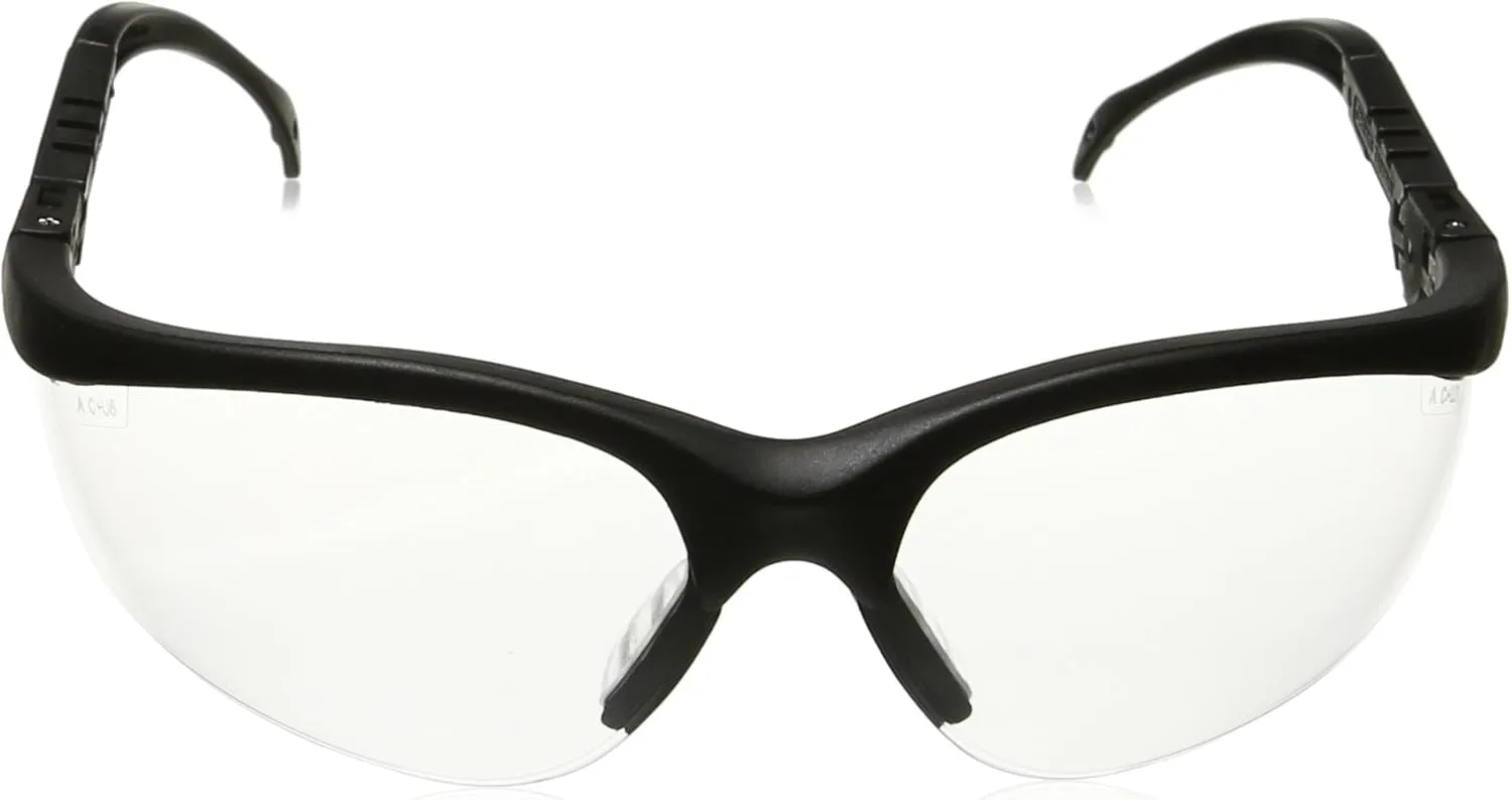 MCR Safety Glasses Klondike KD3 Polycarbonate lenses with UV Protection, 1 Pair Clear One Size