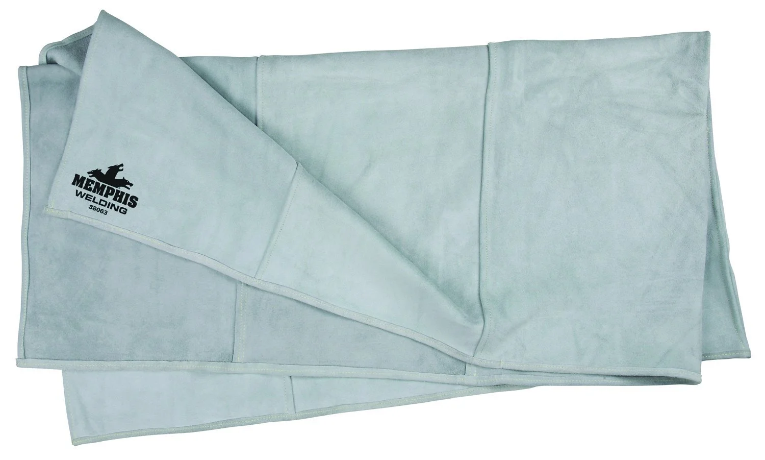 MCR Safety 38063 Heavy Side-Split Leather Welding Blanket, Gray, 6-Feet by 3-Feet
