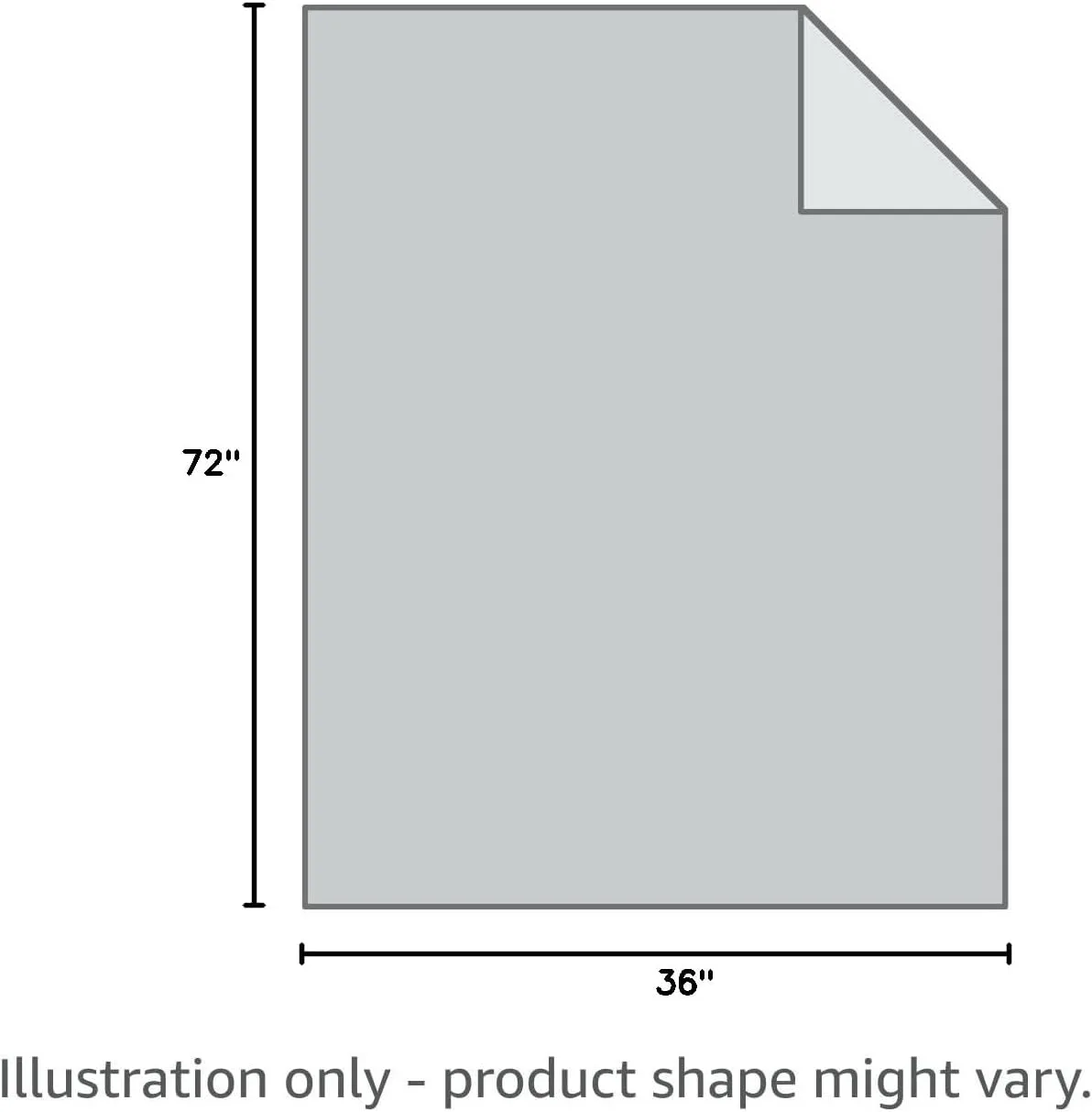 MCR Safety 38063 Heavy Side-Split Leather Welding Blanket, Gray, 6-Feet by 3-Feet