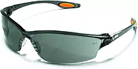 Crews LW212 Law 2 Safety Glasses Orange Temple Inserts w/ Gray Lens (12 Pair) by Crews