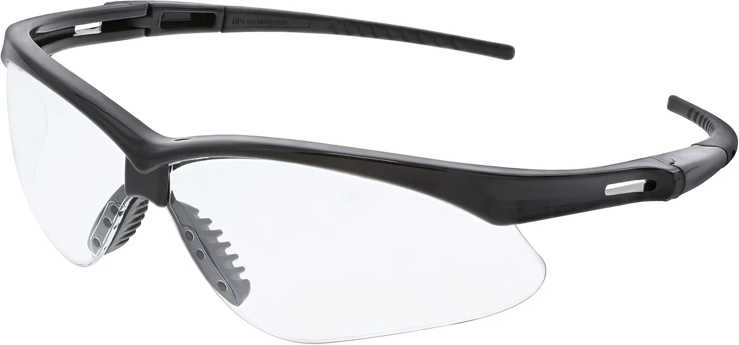 MCR Safety Glasses MP110PF Clear Hydrofilic Polycarbonate Lenses with UV Protection, Antifog & Scratch Resistant Coating
