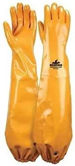 MCR SAFETY MG9796 Predaflex Shoulder-Length Nitrile Gloves with Interlock Liner