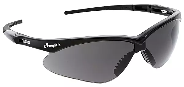 MCR Safety Glasses MP112 Memphis Series Gray Lens with Blue Light and UV Protection and Scratch Resistant Coating
