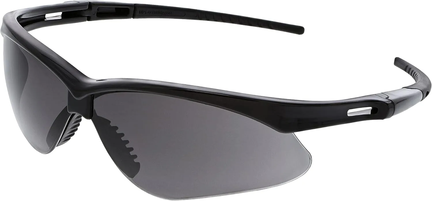 MCR Safety Glasses MP112DC Gray Hydrofilic Polycarbonate Lenses with UV Protection, Antifog & Scratch Resistant Coating