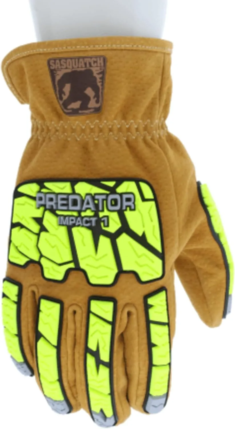 MCR SAFETY Predator PD3430 Sasquatch Premium Leather Work Gloves with HyperMax Cut-resistant Liner