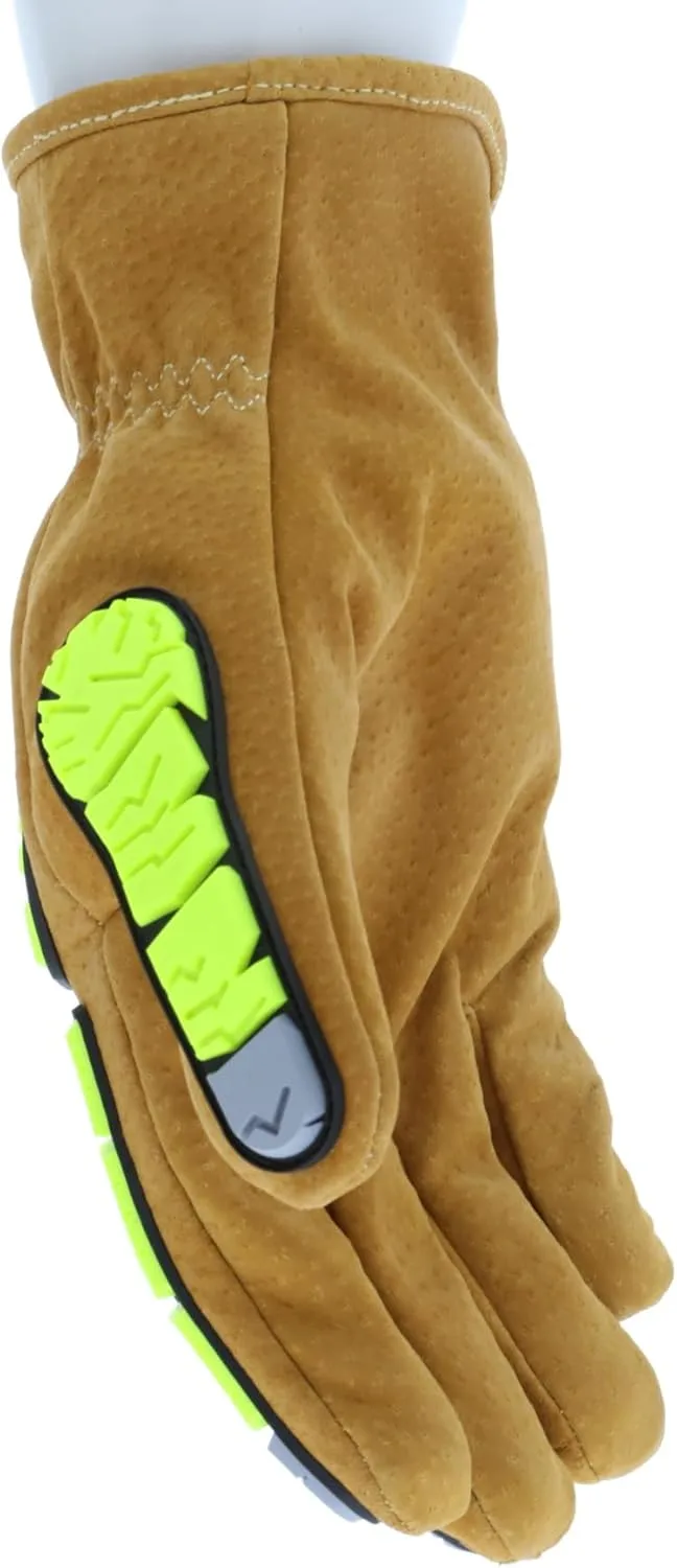 MCR SAFETY Predator PD3430 Sasquatch Premium Leather Work Gloves with HyperMax Cut-resistant Liner