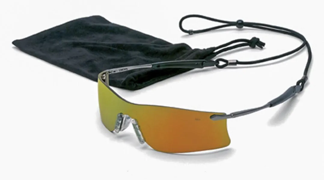 MCR Safety Glasses T4112AF Rubicon T4 Gray Lens with UV Protection and Anti-Fog Coating, 1 Pair