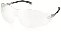 MCR Safety S2119 Blackjack Safety Glasses with Chrome Metal Temple and Indoor/Outdoor Clear Mirror Lens