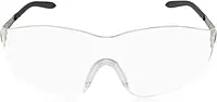 MCR Safety S2119 Blackjack Safety Glasses with Chrome Metal Temple and Indoor/Outdoor Clear Mirror Lens