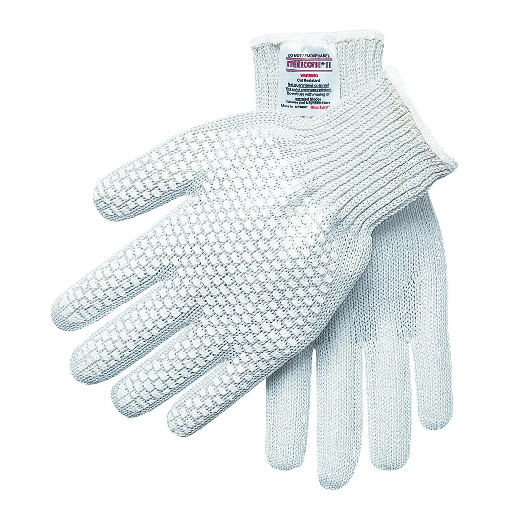 MCR Safety Steelcore II 7-Gauge Reversible Cut-Resistant PVC Blocks One Side Right Hand Gloves