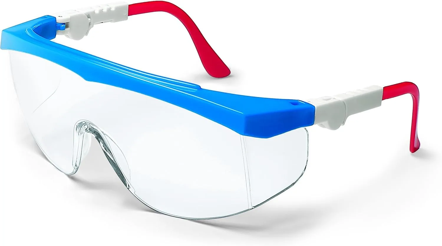 MCR Safety Glasses TK130AF Tomahawk Polycarbonate Lens with UV Protection, Anti-fog Coating & Side Shields, Multi color