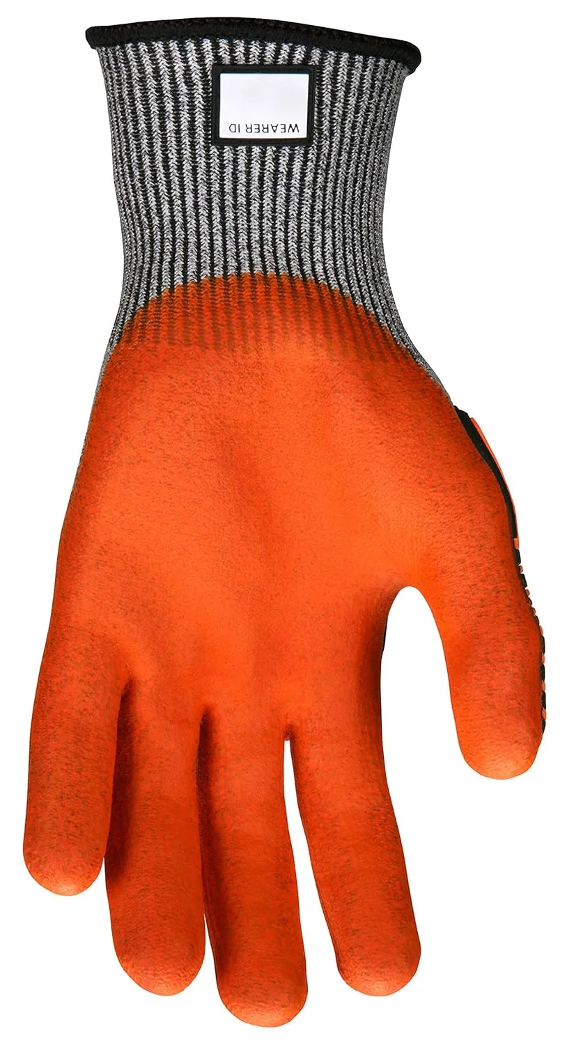 MCR Safety UltraTech CutPro Impact Glove UT2952, 13-Gauge Foam Nitrile