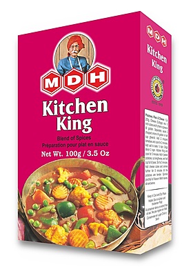 100g MDH Kitchen King Masala, a versatile and aromatic spice blend for all Indian curries