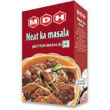 100g MDH Meat Masala, a rich and aromatic blend of spices flavoring and tenderizing meat dishes