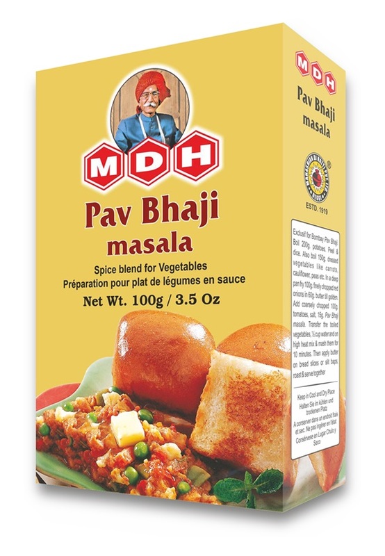 100g MDH Pav Bhaji Masala, spices specifically crafted for making traditional mashed vege curry.