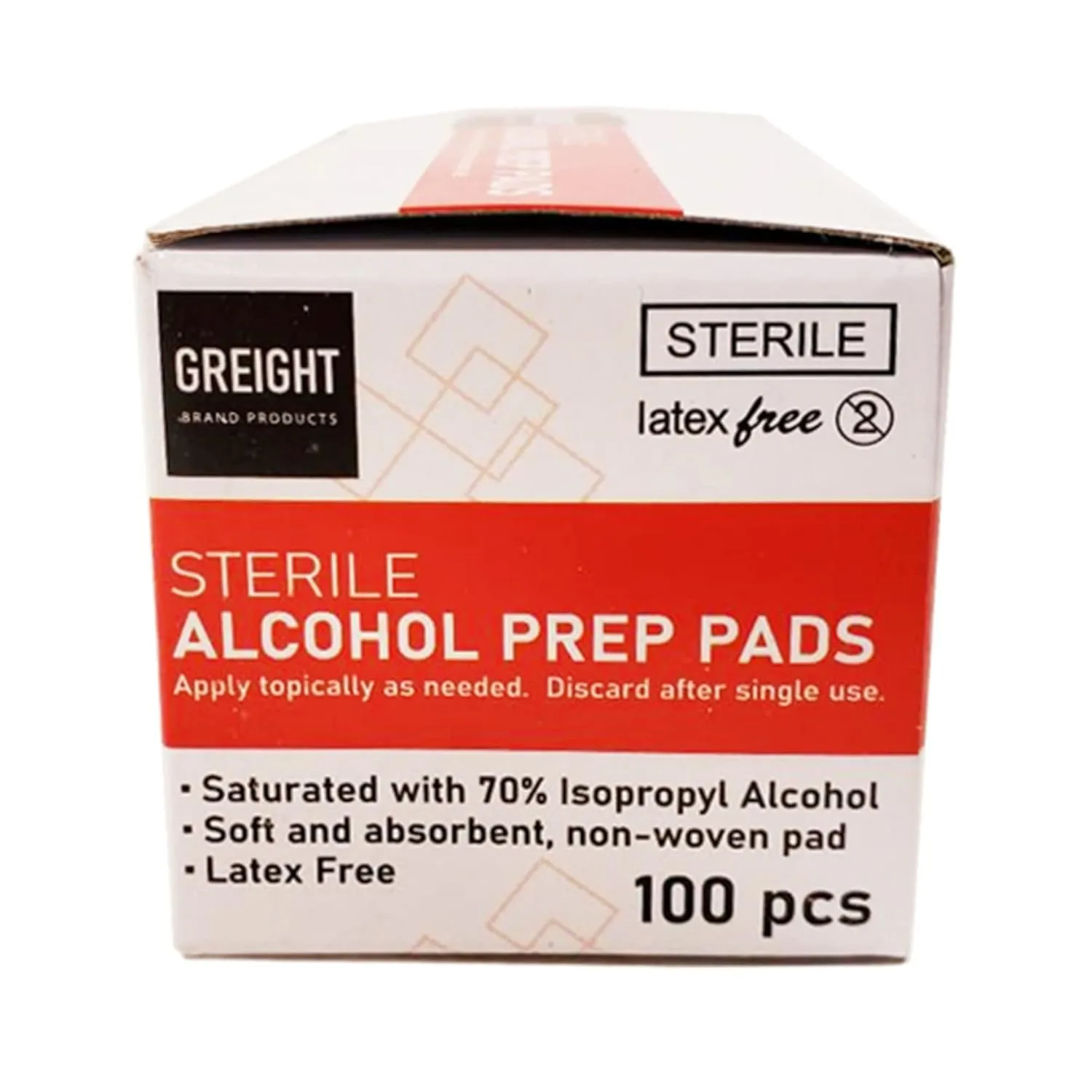 me4kidz Alcohol Prep Pads, Box Of 100 Pads