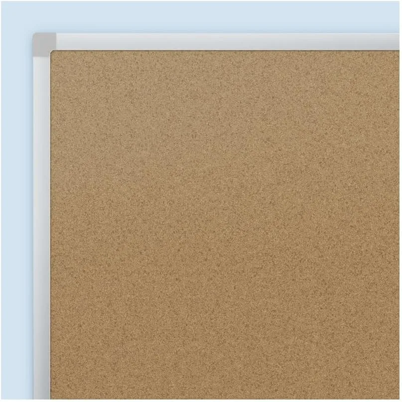 MEAD Classic Cork Bulletin Board with Aluminum Frame