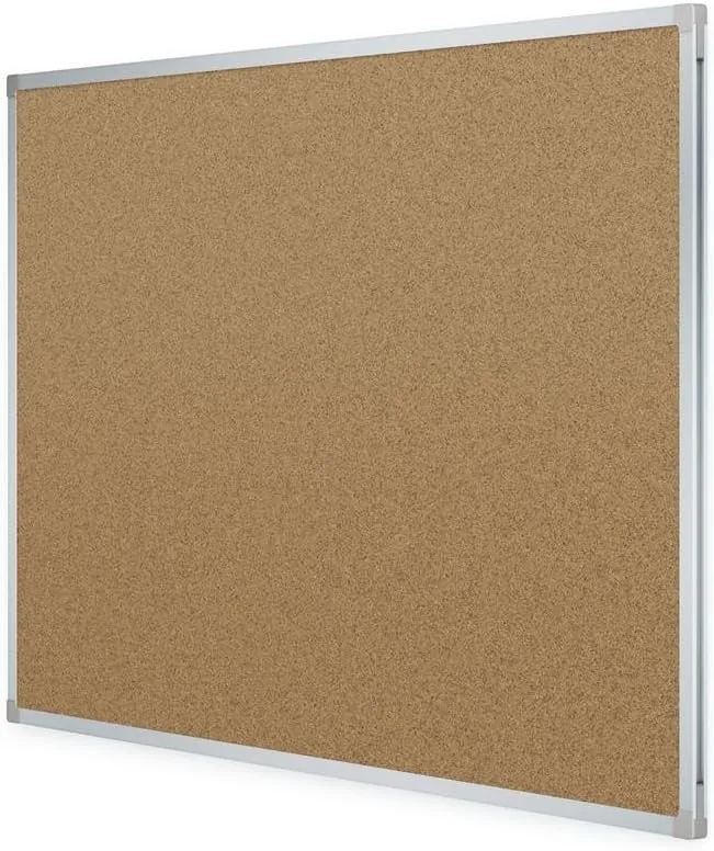 MEAD Classic Cork Bulletin Board with Aluminum Frame